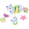Car Seat Toys Infant Baby Pink Fox Spiral Activity Plush Hanging Rattle Toys  Stroller Sensory Toy for Newborn Gift