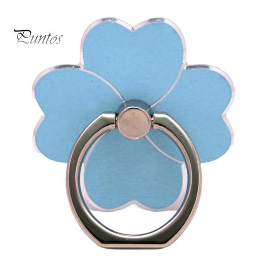 

Держатель для кольца для телефона Сильная адсорбция Свободное вращение на 360 градусов Противоскользящий кронштейн из сплава Стабильная поддержка в форме цветка Кольцо для захвата на палец Назад для мобильного телефона синий