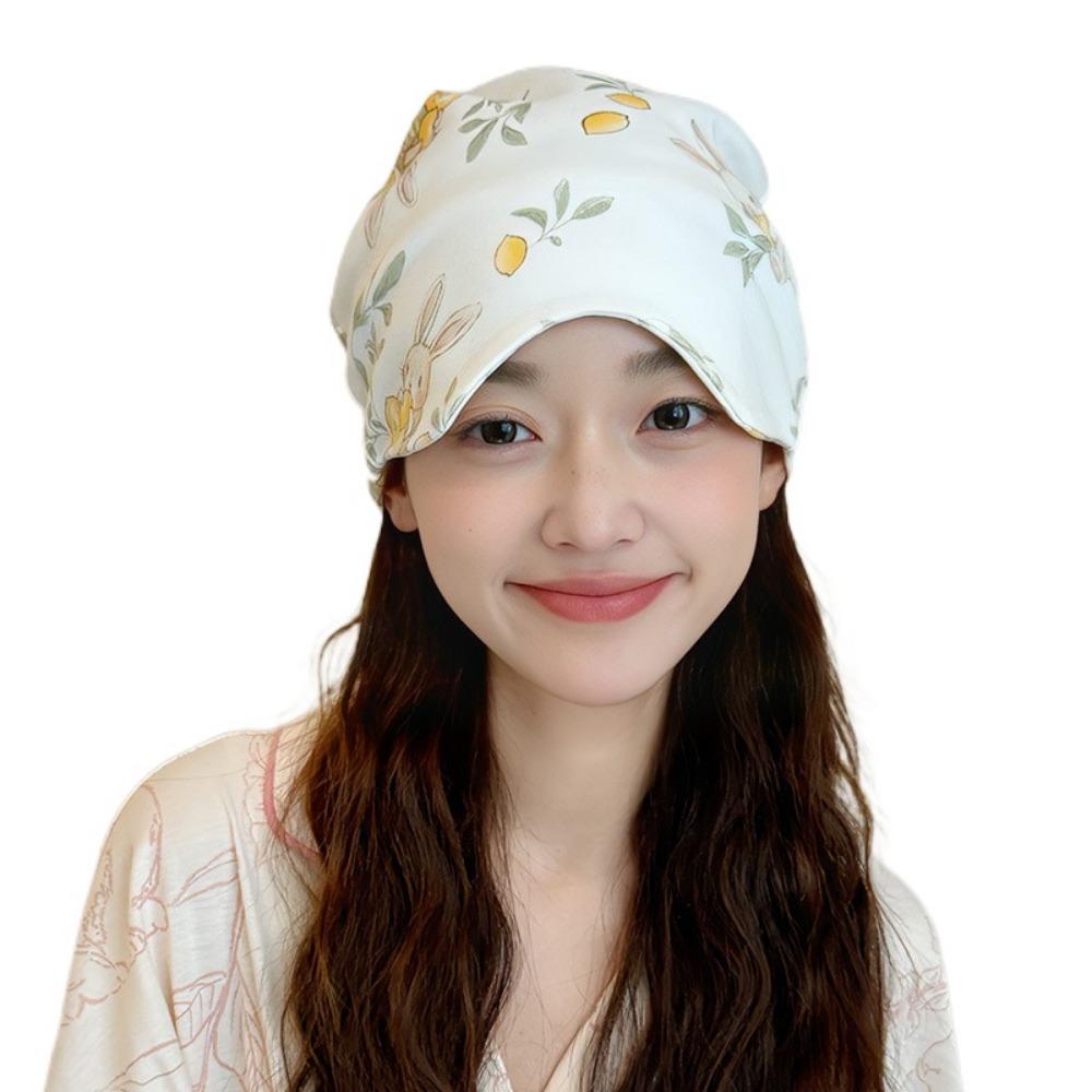 Eye Mask Postpartum Confinement Hat 2in1 Women's Sleep Cap Postpartum Cap  Hair Accessories