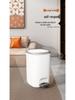Extra-Large Odor-Proof Foot Pedal Trash Can 2025 - Perfect for Bathroom, Kitchen, Bedroom, or Living Room