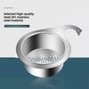 Stainless Steel Swan Sink Removable Strainer Basket Kitchen Drain Basket Filter Home Vegetable Wet Dry Hanging Drain Rack
