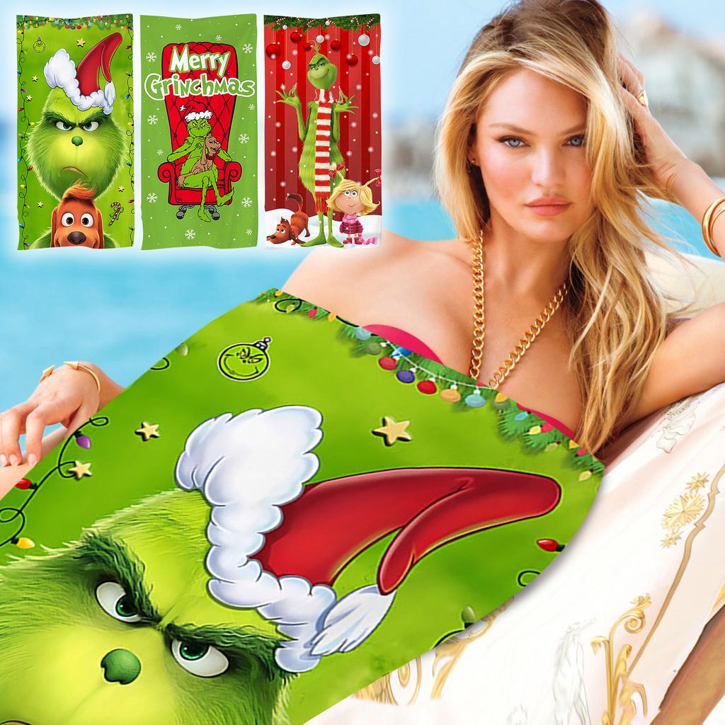 Green Legend Beach Towel Printed Green Beach Bath Towel