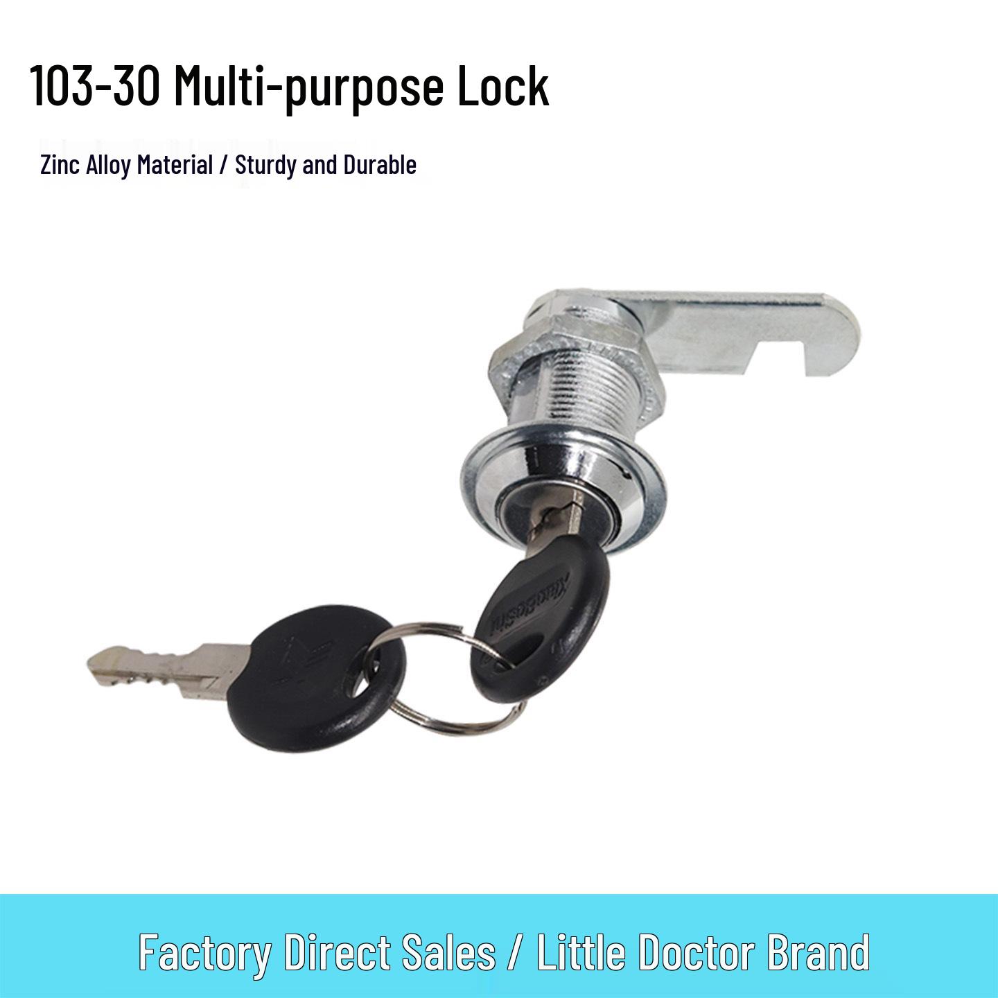 

LD 103-30 Filing, Archive, and Storage Cabinet Lock for Changing Rooms, Metal Cabinets, and Mailboxes.