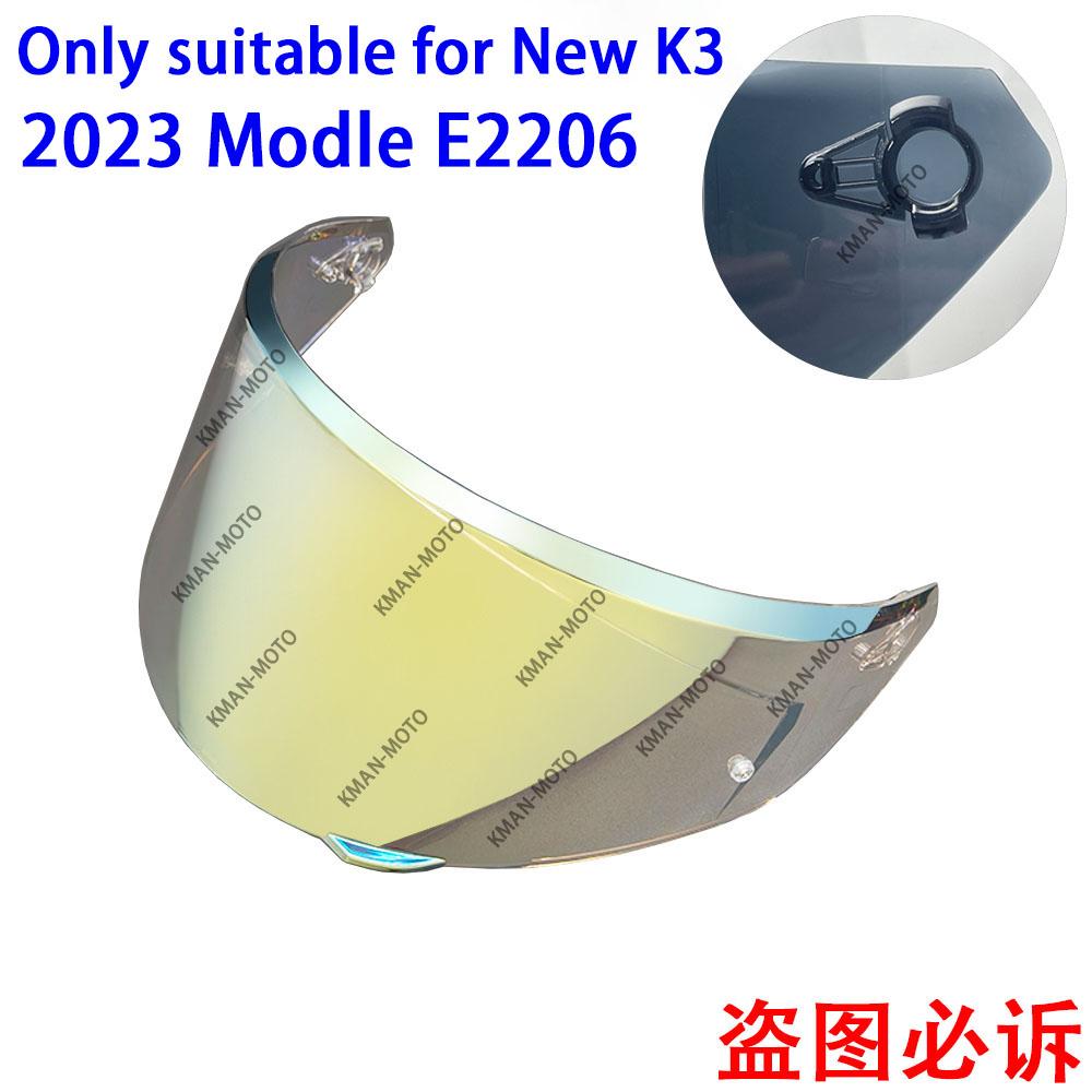 K3 Visor for AGV K3 Shield 2026 New Mold E2206 Photochromic Old K3 High Strength Sunscreen Capacete WindshielHelmet Visor Shield