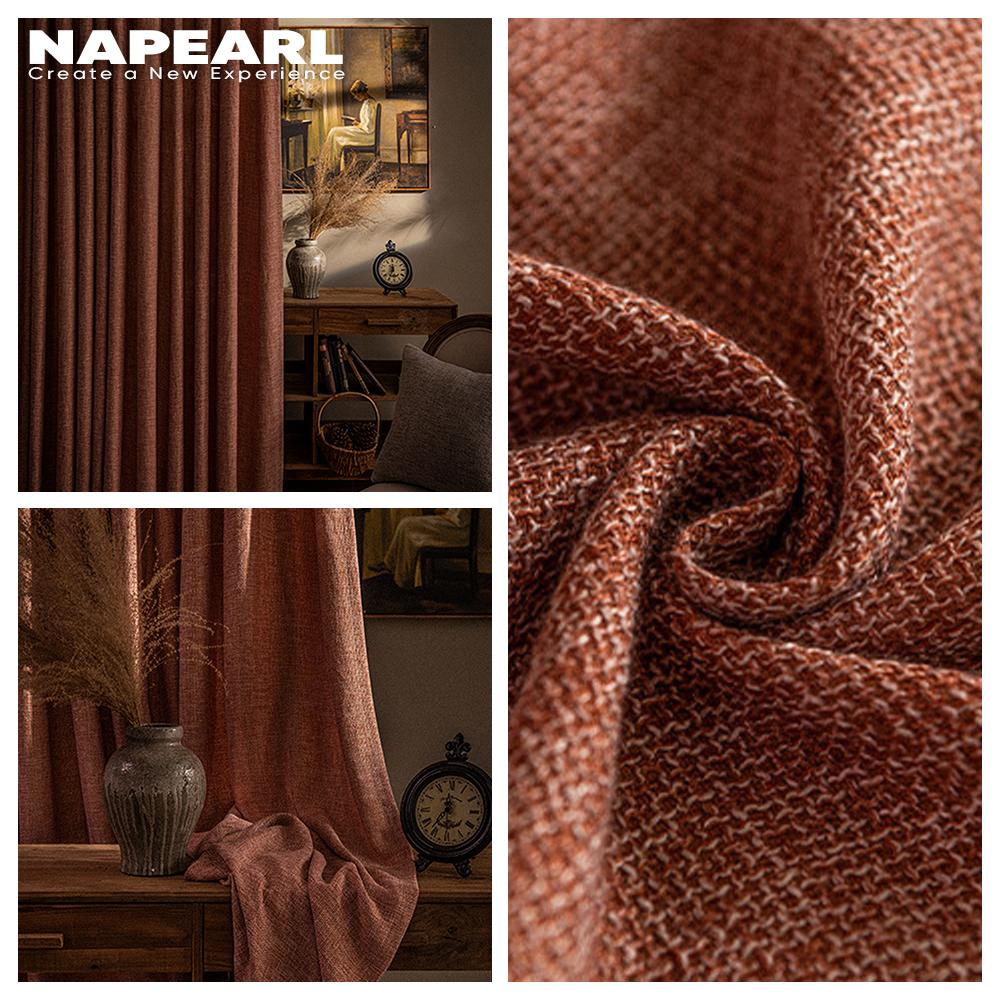 1PC NAPEARL Solid Color Sheer Tulle Curtain Luxury Soft Fabric For Bedroom Living Room Home Decor