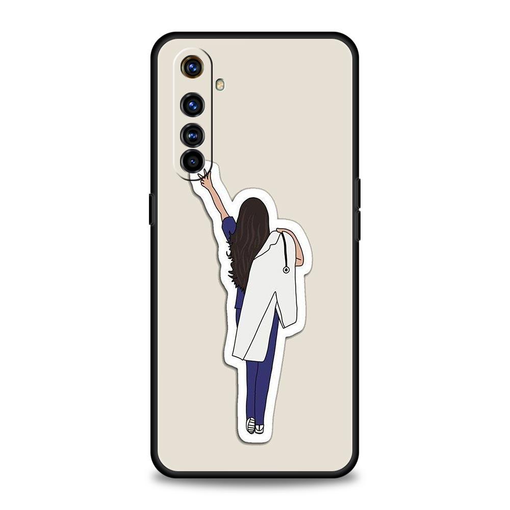 Doctor Nurse Medical Medicine Case For Realme 12 11 10 9 8 5G 7 6 GT5 GT3 GT2 Pro C21 C25 C35 For Realme GT Neo 2 3 3T 5 Cover
