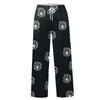 Women's Wide Leg Casual Pants High Waist  Printed Sweatpants