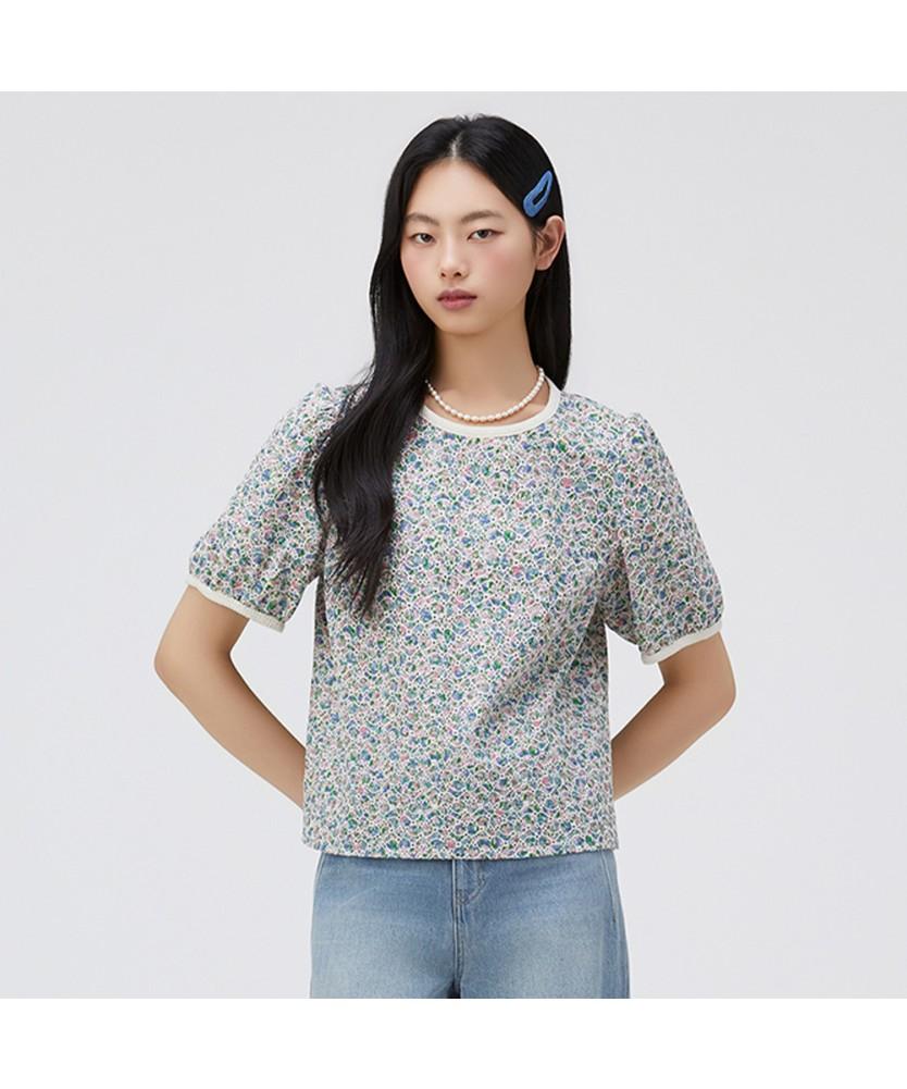 THURSDAY ISLAND Flower Eyelet Embroidery Blouse_T264Mbl258W