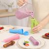 Striped Silicone Ice Stick Tray, Food Grade Narrow Ice Cube Mold for Bottles, Easy Release Ice Maker with Leakproof Lid