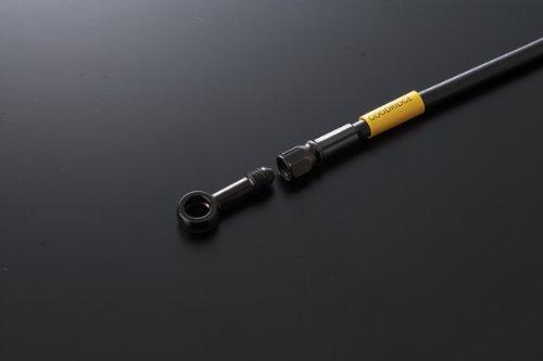 

build a line Universal Brake Hose for Road Models, Stainless Steel (Black) Fitting Black Hose. 460mm чёрный