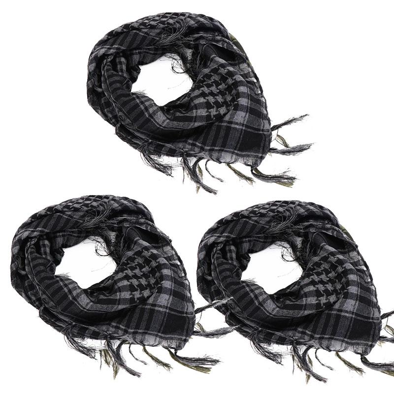 135Pcs 100X100Cm Outdoor Hiking Scarf Military Arab Tactical Desert Scarf Army Headwear Tassel T Universal Bandana Scarf Mask