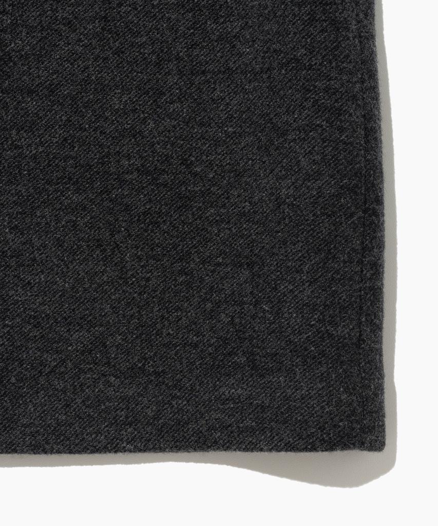 Tudument Wool Tweed Mini Skirt Charcoal