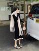 High-End Long Sleeve Knit Sweater Dress - Women's Mid-Length Casual Outerwear