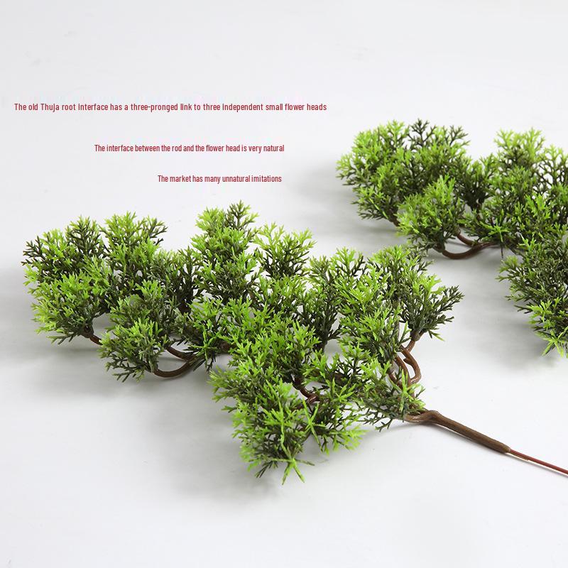Pine Needle Juniper Artificial Bonsai with Dried and Plastic Pine Leaves