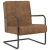 Day and Night - Day and Night Brown Fabric Cantilever Chair