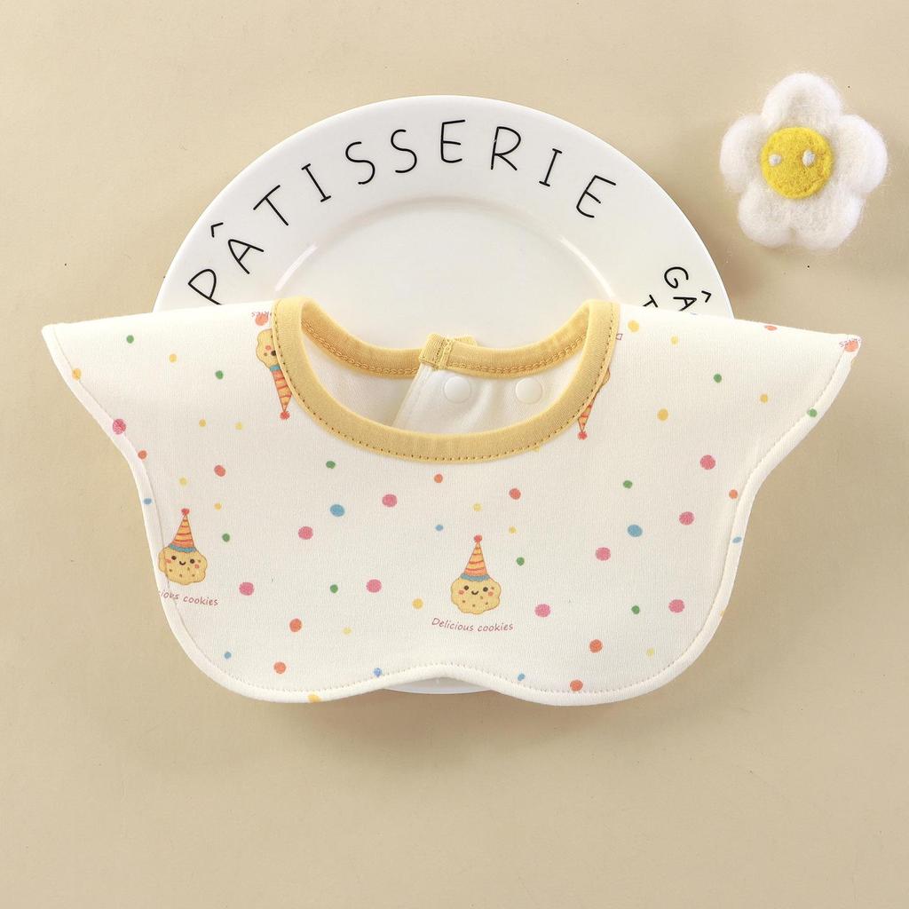 Yi Wan Bao A-Grade Cotton Antibacterial Waterproof Baby Bibs