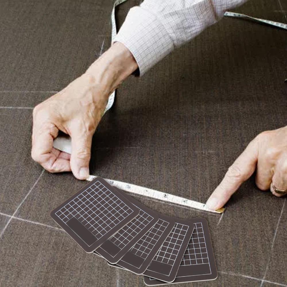 5Pcs Black Cutting Mat 6x6cm Carving Pad Durable Paper Cutting Board Hand Journal Tape