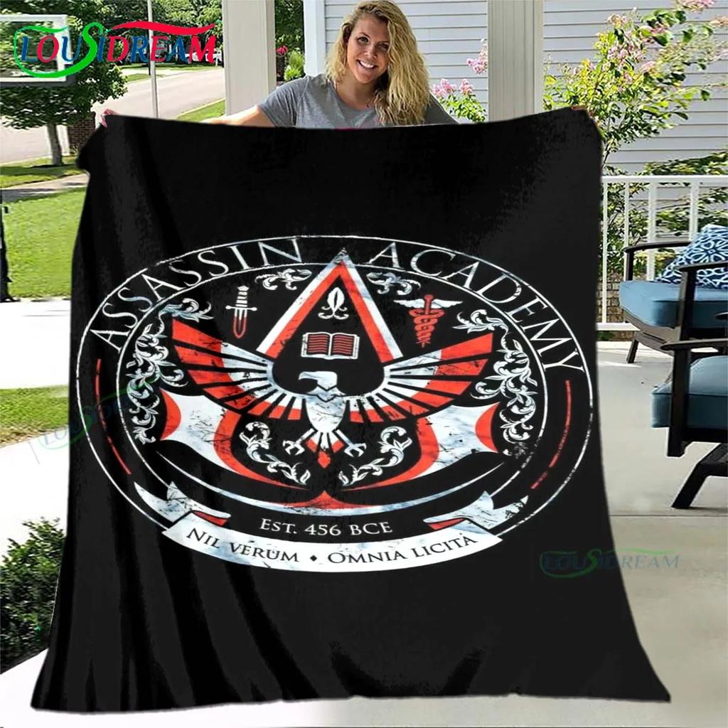 Manta 3D de Juegos de Moda A-Assassin’s Creed, Manta de Franela para Cama Sofá Picnic Oficina Senderismo Ocio Siesta Regalo de Cumpleaños