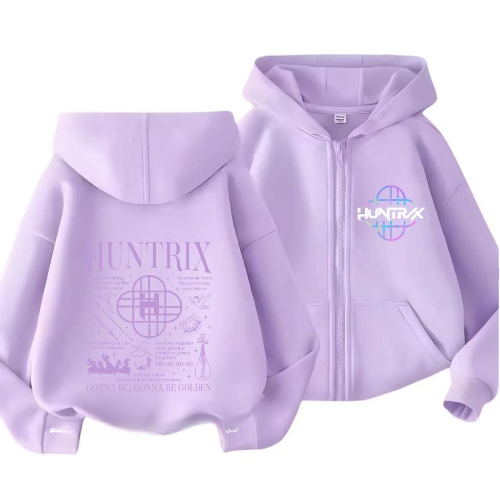 Y2k Zip Up Sweatshirts Kpop Demon Hunters Hoodie Jas Kinderkleding Kid Meisje Jongen Sweatshirt Rits Hoody Baby Casual Top