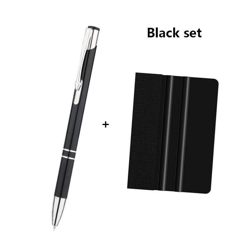 

Vinyl Weed Pen Weeding Tool Glitter Metal Pin Retractable Air Release Pen with Felt Squeegees for Removing Bubbles Car Accessory