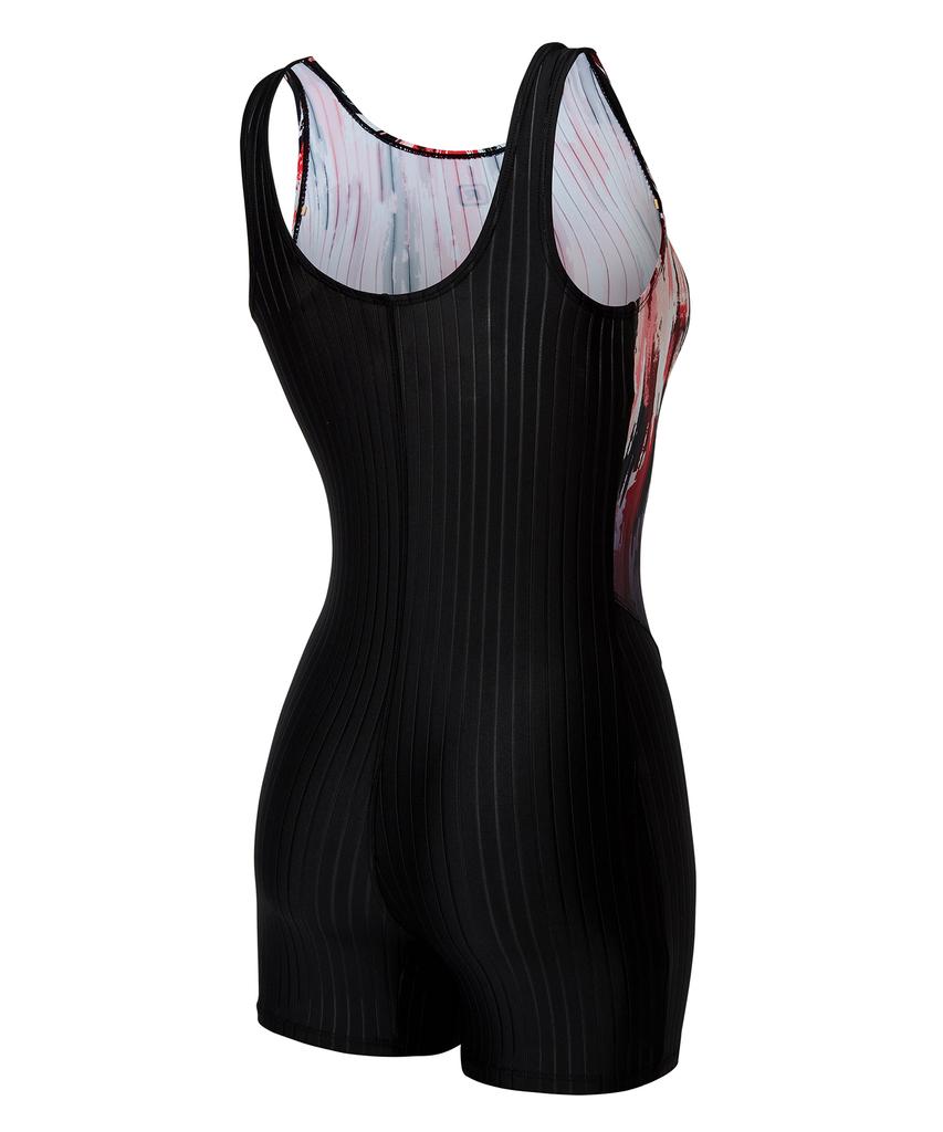 Laelliseupocheu [Oslh649 Red] Volcano Aqua 3-Part U-Back Swimsuit