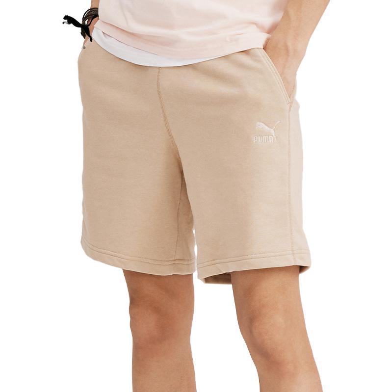 PUMA SHORTS Casual Shorts Men's Khaki Moderate (Unisex) Casual Shorts 532698 79