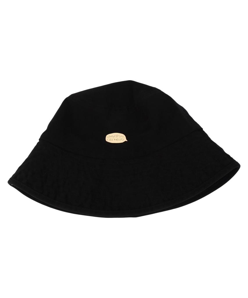 Washing Black Overfit Bucket Hat