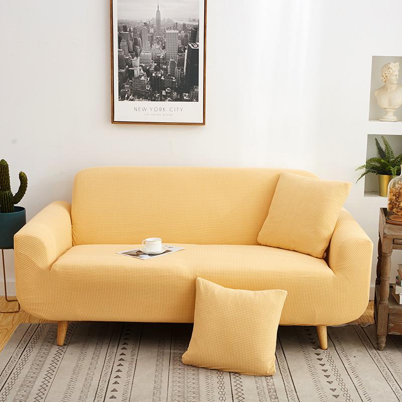 All-Inclusive Stretch Sofa Cover Fabric Corn Velvet Sofa Cover