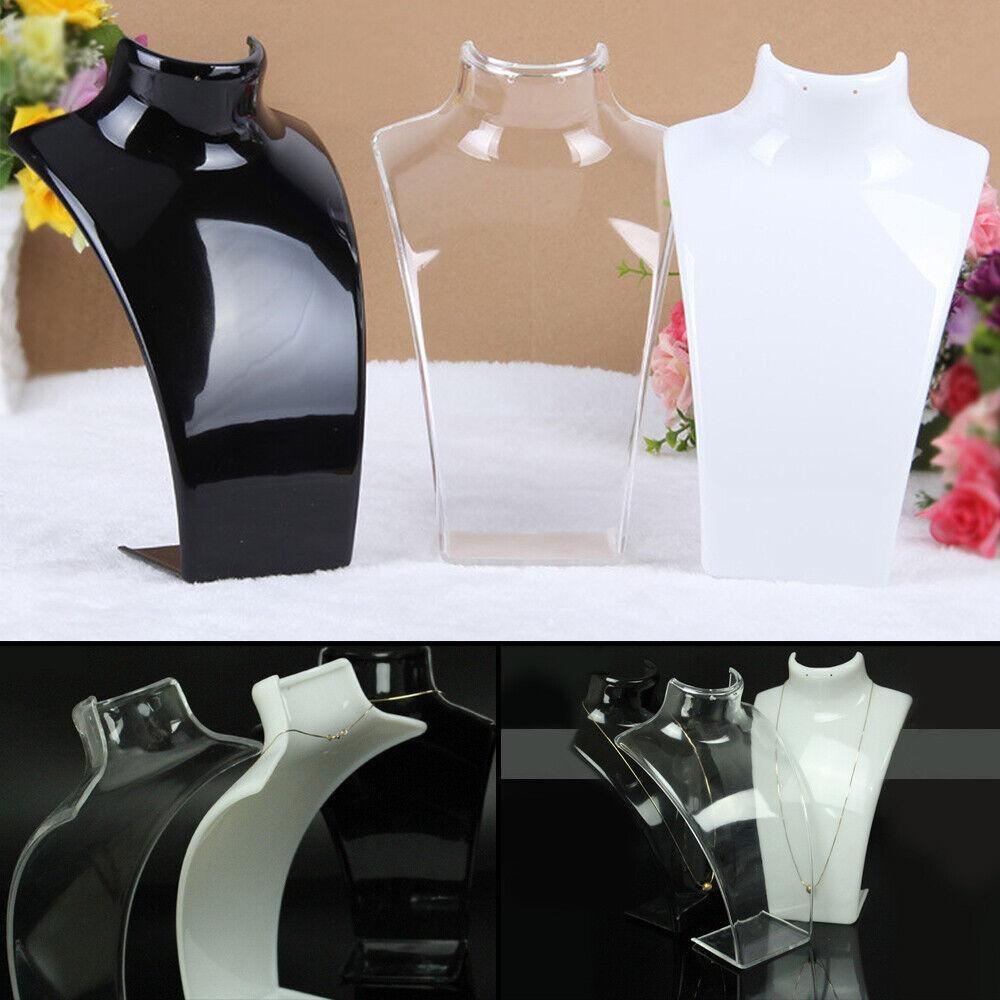 

Retail Shop Necklace Stand Mannequin Display Shelf New Display Stand Transparent
