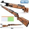 WK2 Serie 1082 Teile KAR-98 Scharfschützengewehr Waffe Bausteine Militär 98k Gewehr Waffenmodell Steine Spielzeug Für Kinder Jungen Geschenke