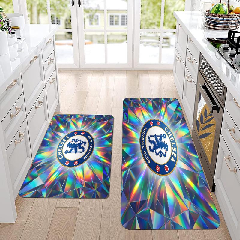 Chelsea FC Flannel Area Rug Soft Kitchen Floor Mat Non Slip Carpet Room Decor