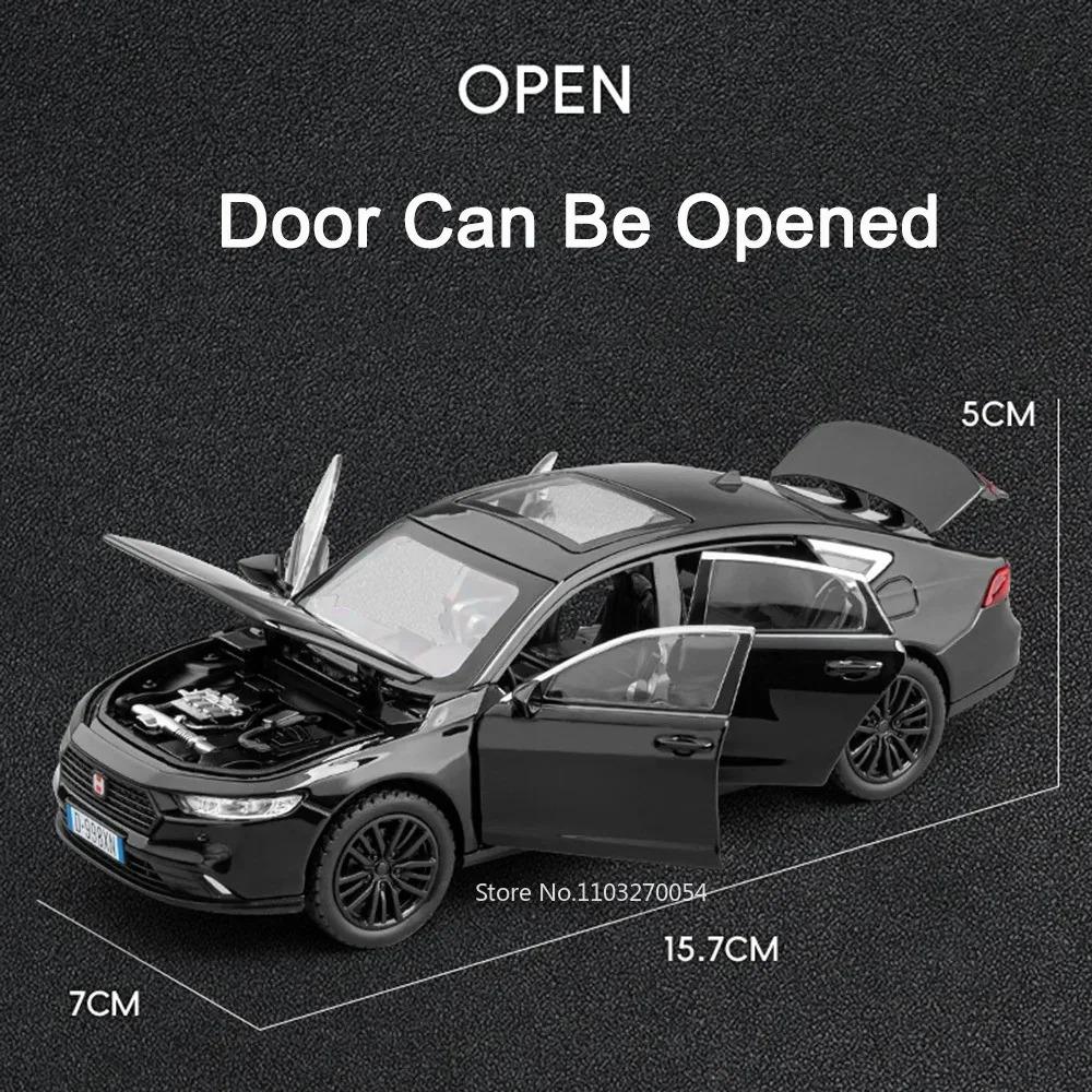 1:32 Honda NSX Accord Alloy Model Toys Miniature Cars Diecast Vehices Doors Opened with Sound Light Pull Back Toy Kids Presents AS1
