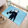 Cartoon S-Skibidi Toilet Floor Mat Rectangle Anti-slip Home Soft Badmat Front Door Indoor Outdoor Mat Welcome Doormat