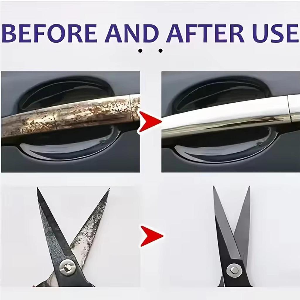 Metal Rust Remover Multi-Purpose Lubricant Spray Friction Reducing Rust Dissolver for Screws Hinges Locks Brakes Tools Auto Part