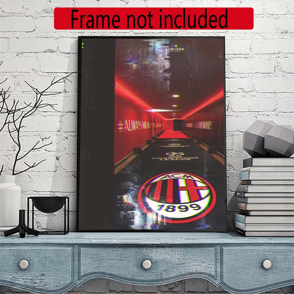 Ac Milan 5D Diy Diamond Painting Round Diamond Mosaic Suitable For Beginners Diamond Painting Rhinestones Gift Frameless