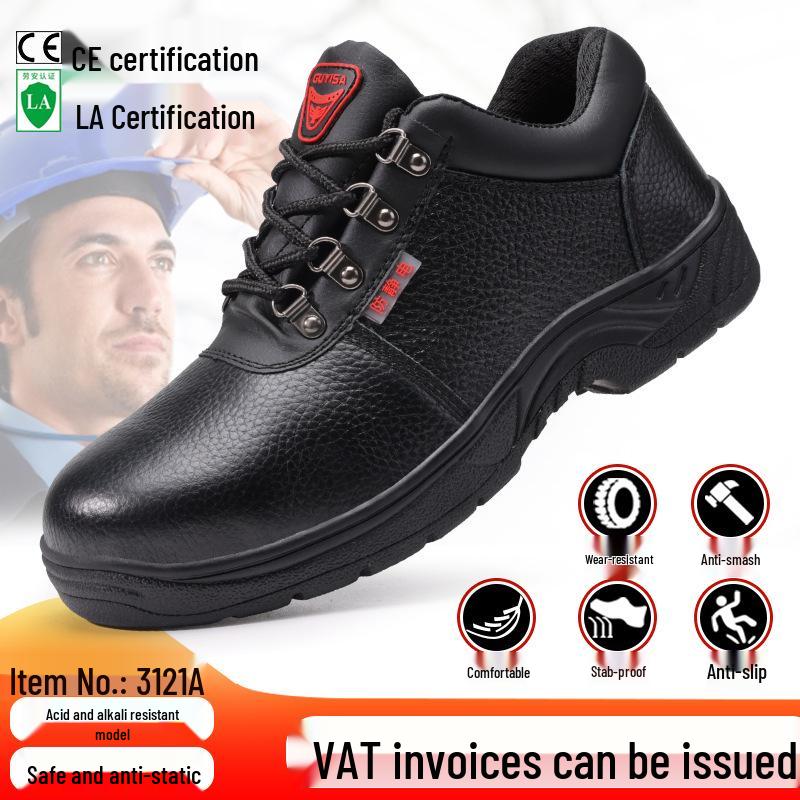 Atmungsaktive Antistatische Durchtrittsichere Anti-Quetsch-Sicherheitsarbeitsschuhe mit Fly-Knit