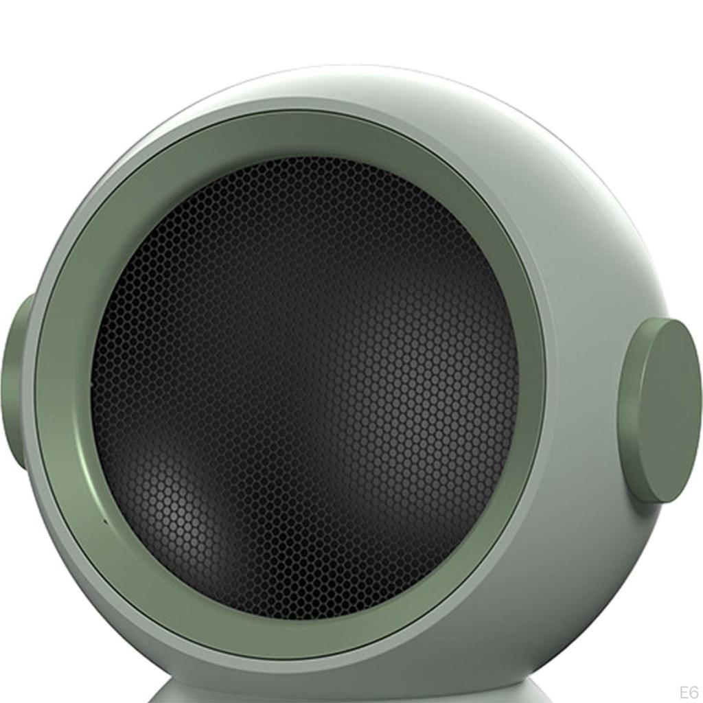 Kleiner elektrischer Raumheizer für den Innenbereich 1200W EU-Stecker für unter den Schreibtisch Robust Weiß