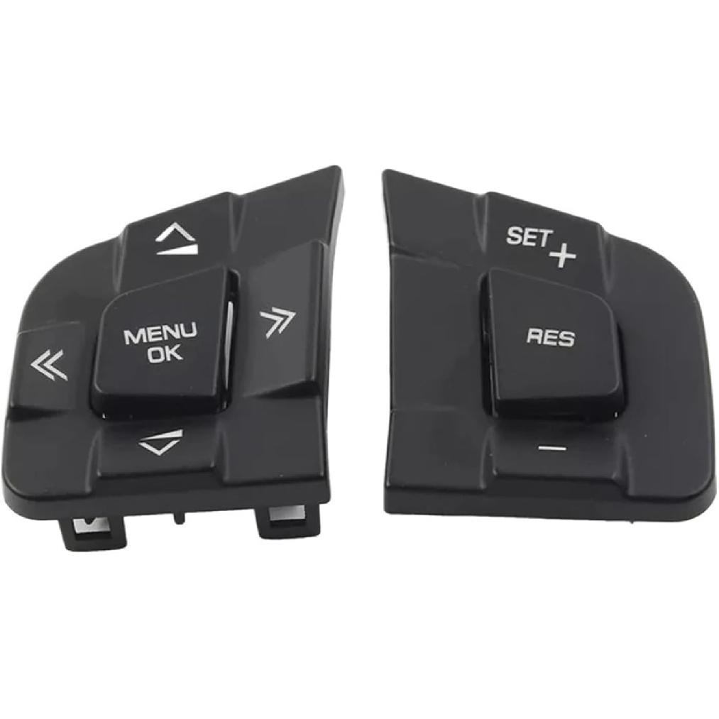 Auto parts Car Steering Wheel Multi Function Switch Button For Land-Rover For Discovery Sport For Jaguar XE XF 2015-2019(Black-left)
