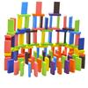 120Pcs/Set Colorful Dominoes Wooden Blocks Children Early Educational Play Toy