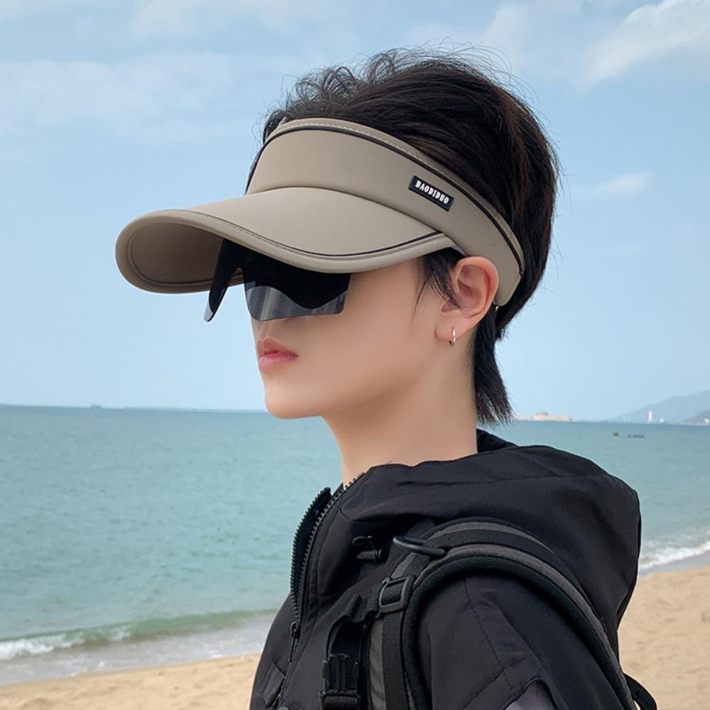 Sun Protection Sun Hat with Sunglass Adjustable Sport Hat Fashion Empty Top Cap  Cycling Climbing