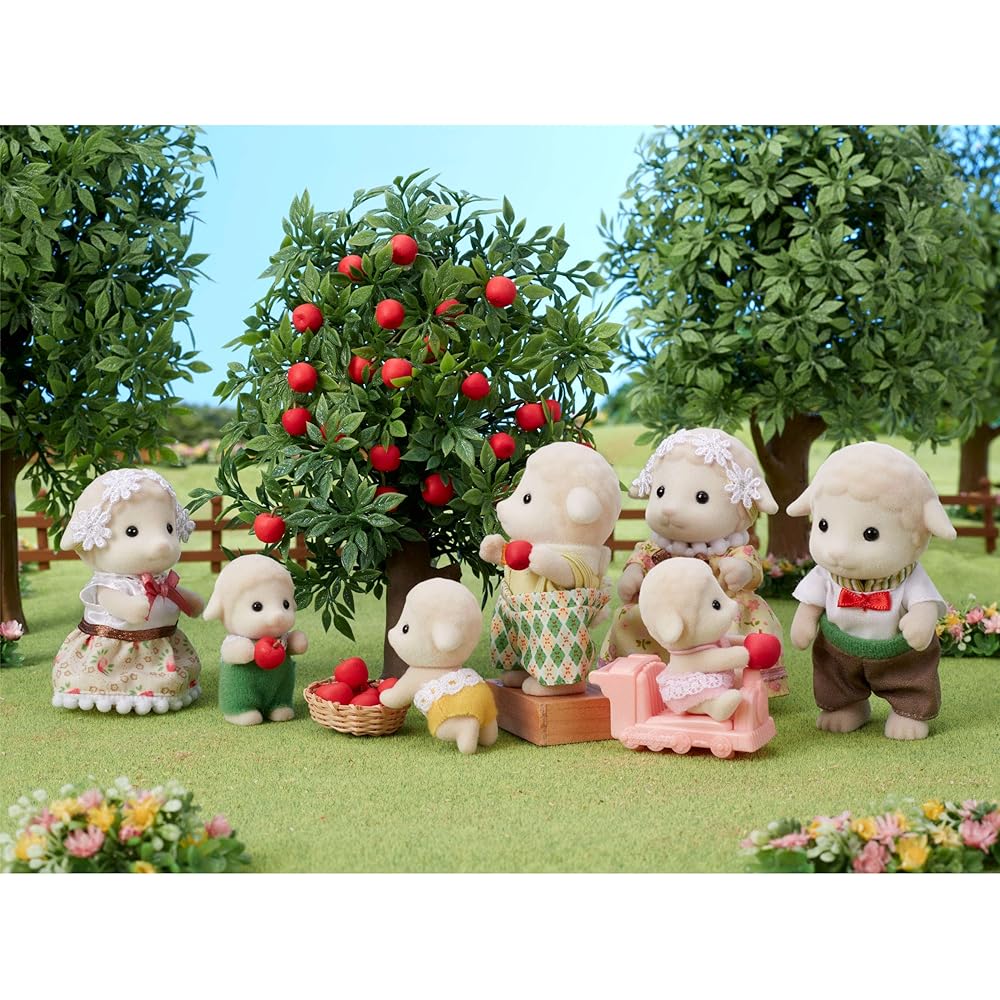 Sylvanian Families Sheep Family Doll Set 3+ Years Old Toy for Dollhouse EPOCH