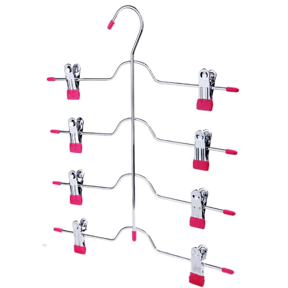 

Вішалка для штанів-спідниць з нержавіючої сталі, багатофункціональна, для зберігання одягу, для дому