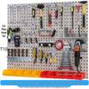 Chitu Perforated Pegboard Hardware Storage Rack with Hooks