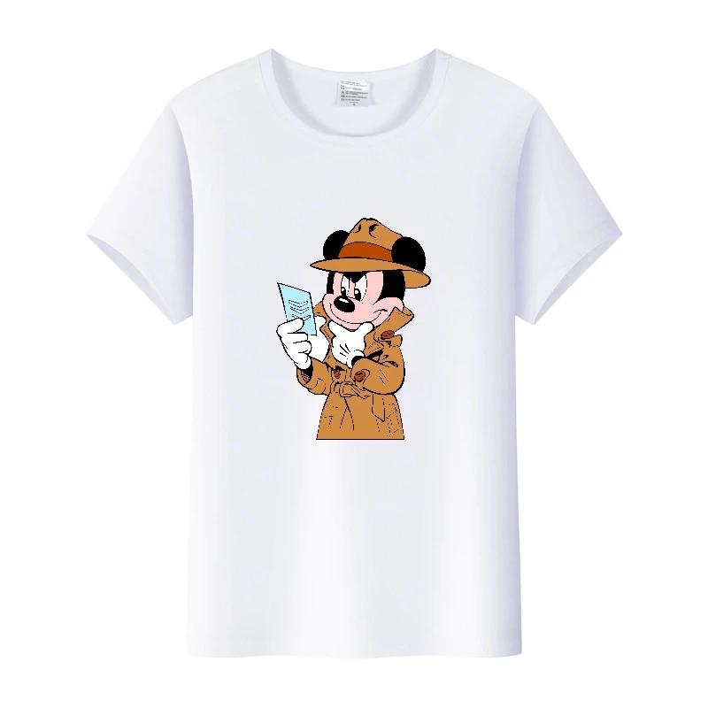Kawaii Summer Short Sleeve t-shirt Cartoon Tshirt Female Top Loose Tee Mickey Mouse Graphic Clothes Gift Unisex