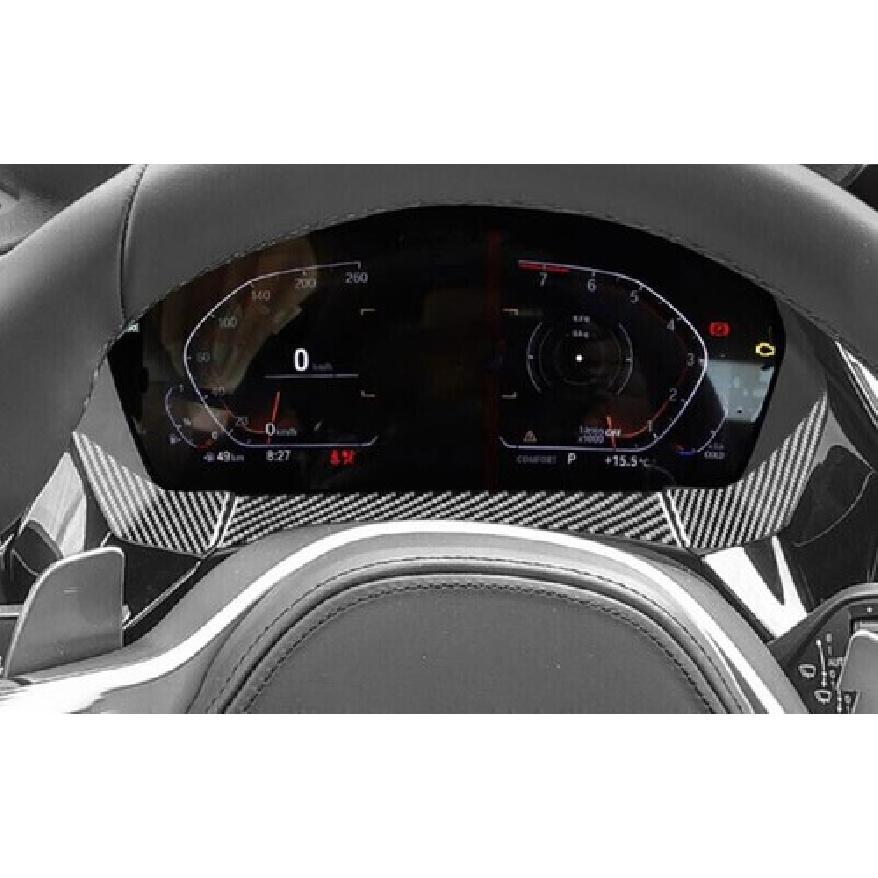 For BMW Z4 G29 -22 Vinyl Carbon Fiber Inner Dashboard Panel Decor Cover Trim