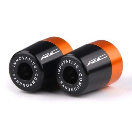 For 390 RC 390RC RC390 RC-390 Handle Bar Ends Hand Grips Plugs Caps Decor оранжевый