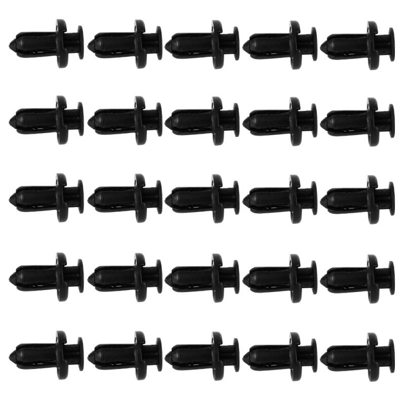 25 Stück Stoßfänger Motorhaube Kotflügel Spritzschutz Drucknieten für Honda Acura