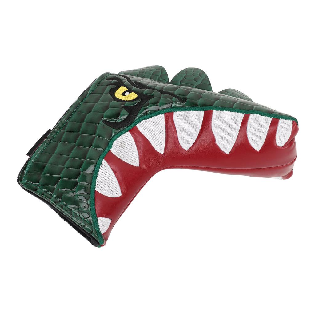 Dinosaur Shaped Golf Putter Head Cover Headcover Golf Blade Putter Cover PU Waterproof Fabric Soft Lining