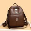 PU Backpack Women's Large Capacity Backpack Multifunctional Shoulder Bag