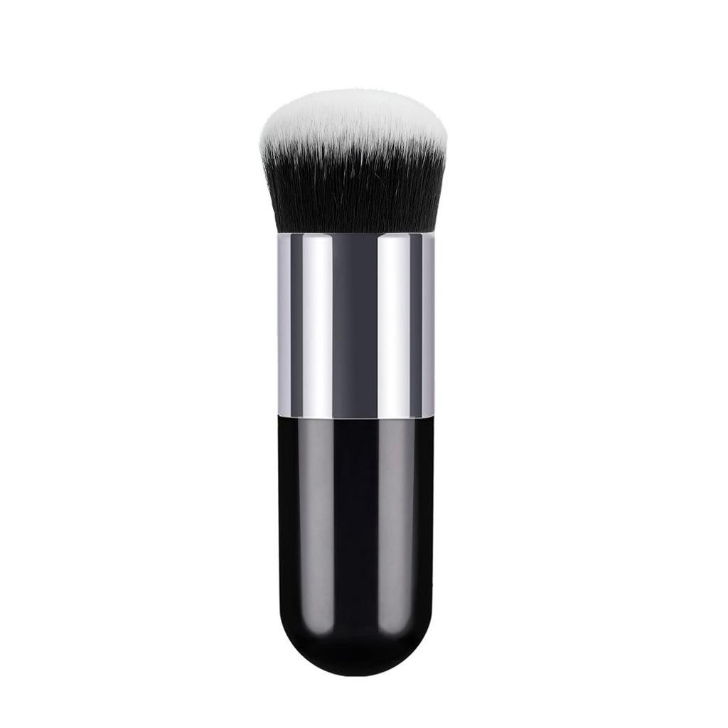 Single small fat pier foundation makeup brush, round head loose powder brush BB cream brush blush brush makeup tool brush